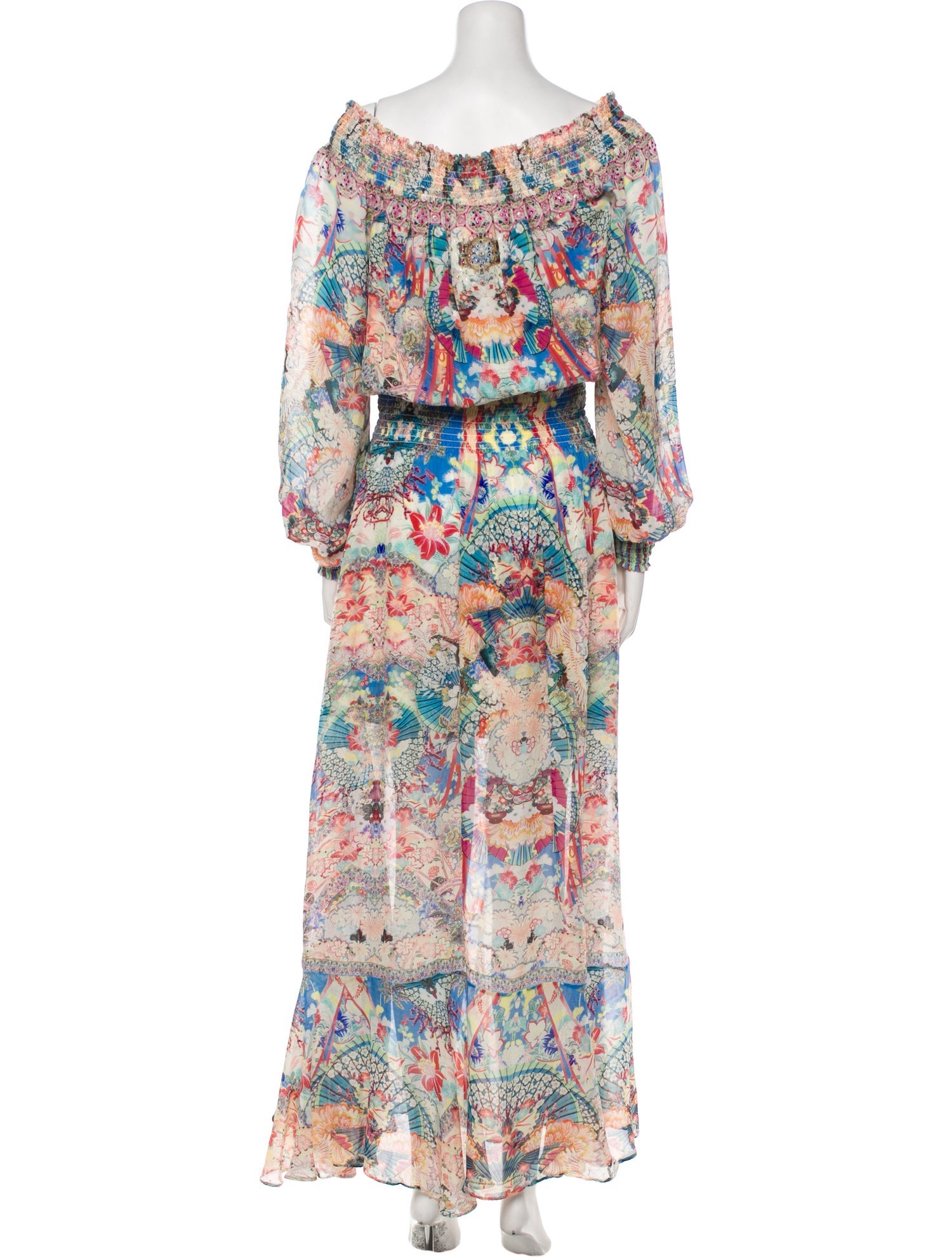 Camilla Silk Long Dress